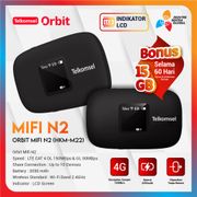 Modem Mifi Telkomsel Orbit Mifi N2 - HKM M22 Wifi 4G LTE Garansi Resmi
