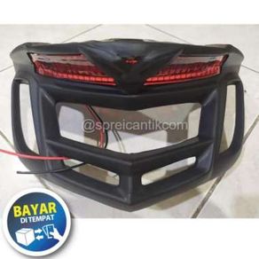 [PROMO] Cover Lampu Stop NMAX ADA LAMPUNYA BISA NYALA HITAM DOFF