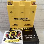 aki kering motobatt gel mtx5al megapro supra lama grand legenda