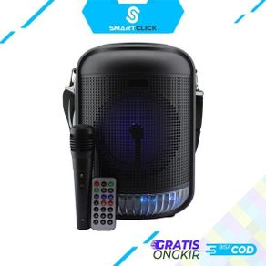 speaker bluetooth karaoke 6.5 inch free mic karaoke fm super bass 3602