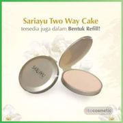 sariayu two way cake gold refill 12 gr | light natural dark - natural