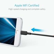 DISKON KABEL CHARGER ANKER POWERLINE II 6FT-1.8M LIGHTNING - A8433 - MERAH SALE NEW