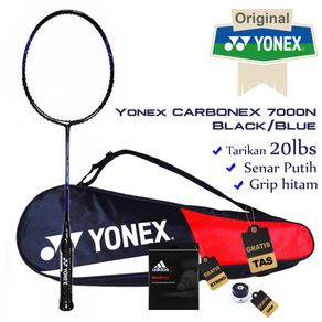Raket Badminton Yonex CARBONEX 7000N Black/Blue 100% Original