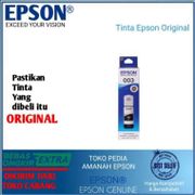 Tinta Epson 003 Original Printer hitam L1110 L3110 L3116 L3150 L5190
