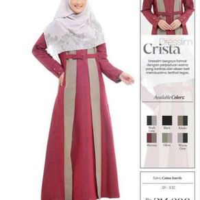Rabbani Dresslim Crista Gamis Baju Muslim Wanita Dewasa