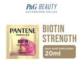 Pantene Hair Mask Miracles Biotin Strength Perawatan Rambut Rontok 20 mL