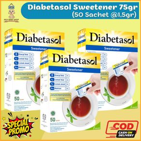 Gula Pemanis Diabetasol Sweetener 75gr 50 Sachet 50x15gr