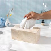 Dekornata Luxury Mormer Marble Tissue Box / Tempat Tissue Marmer / Kotak Tisu