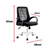 kursi kantor jaring kursi kantor murah kursi kerja - kk4006 tdk pakai buble