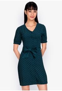 Broderie Fitted Shirt Dress