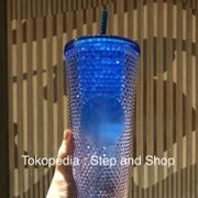 Starbucks Tumbler Korea Studded Bling - Shine Blue Colour - Trenta