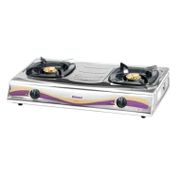Rinnai RI-522E Kompor Gas 2 Tungku Full Stainless Steel Anti Karat TERJAMIN