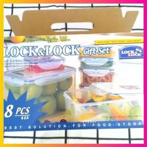 Lock N Lock Lock&Lock Gift Set Isi 4 Pcs Hpl827Sc04 - Kotak Makan Kode Br01