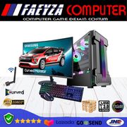 PC Gaming Fullset Intel Core I7 2600 Ram 16 Gb Vs VGA 4gb Hemat Bergaransi LED 24inc Samsung Curved