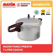 Maxim Presto Pressure Cooker 24 cm Kapasitas 7 Liter - Silver