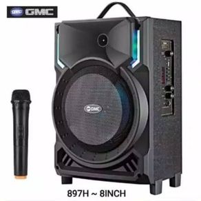 Promo murah speaker bluetooth GMC karaoke 897 H  free mic