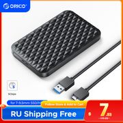 ORICO Casing HDD Eksternal 2.5 "Casing HDD USB 3.0 Ke SATA 5Gbps Casing Hard Drive untuk 7-9.5Mm 2.5 Inci SATA Hd Eksterno untuk PC