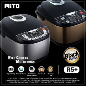 Mito digital rice cooker 8in1 R5 black edition