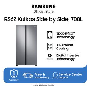 Samsung Kulkas Side By Side, 700 L - RS62R5001SL