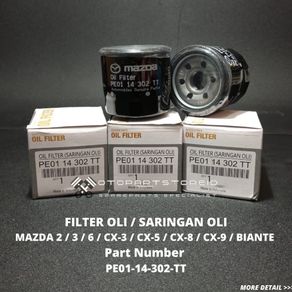 FILTER OLI / SARINGAN OLI MAZDA 2 3 6 /CX-3 /CX-5 /CX-8 /CX-9 / BIANTE ORIGINAL