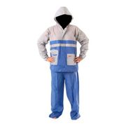 Termurah Elmondo Jas Hujan Setelan Baju Celana -New Kombinasi 905 - Kombinasi Biru tebal anti air