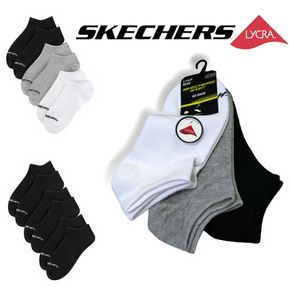 Kaos Kaki Skechers Men 3Pk With Lycra Fibre Original
