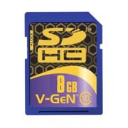 V-GeN Micro SDHC Class 10 Memory Card [8 GB]