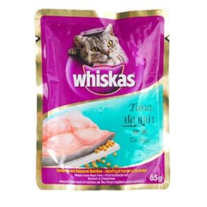 whiskas pouch tuna 85gr