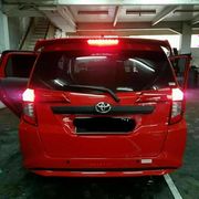 Spoiler Mobil Calya Sigra / Merah + lamp