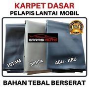 karpet dasar peredam lantai mobil toyota raize rocky kulit serat tebal - abu-abu