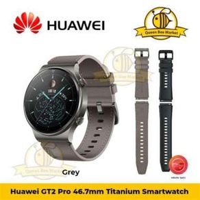 Huawei Gt2 Pro 46.7Mm Titanium Smartwatch Gt 2 Pro Garansi Resmi
