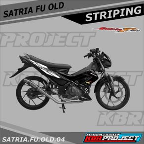 [COD] Stiker SATRIA striping SATRIA FU OLD motor HONDA motor sticker variasi Racing 04