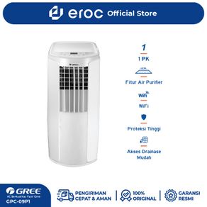 GREE AC Portable 1PK - Air Purifier - WIFI Control - Warna Putih - Model GPC-09P1