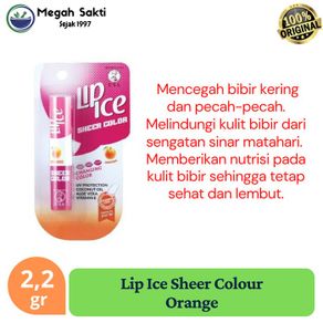 Lip Ice Sheer Colour Orange - Pelembab Bibir Magic Colour Aroma Jeruk