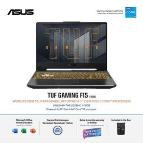 ASUS TUF F15 FX506HC - I5 11400H 16GB 512SSD RTX3050 4GB 15.6FHD 144HZ WIN11 OHS GREY