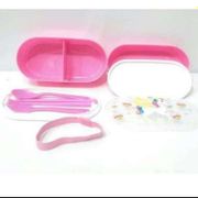 DISKONNN Lunch Box 2Tingkat/Kotak Makan Karakter/Box Makan 2Tingkat Unicorn
