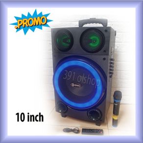 speaker portable gmc 897l 10 inch bluetooth karaoke extra bass