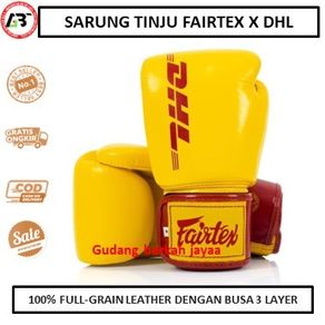 sarung tinju fairtex x dhl boxing gloves ltd edition - 8