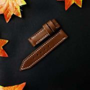 Tali Strap Jam Tangan kulit asli Kualitas Premium 20mm 22mm warna Coklat