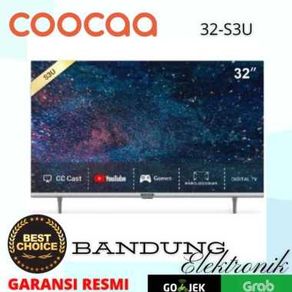 LED COOCAA 32S3U Bezel-Less Smart TV Digital 32 inch / 32 S3U NEW