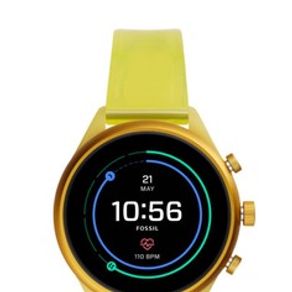 41 mm yellow silicone ftw6060 