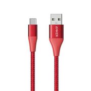 Anker Powerline+ Ii Usb C To Usb A Cable (3Ft-90Cm) - Merah