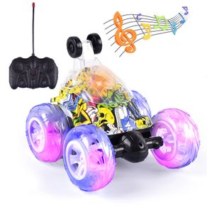 Mobil RC Stunt Tipper dengan 360 ° Rolling Dancing 2.4G Mobil Remote Control Grafiti Hadiah Mainan Mobil RC Anak Laki-laki Perempuan untuk Ulang Tahun