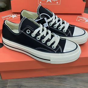 Sepatu Converse all star pria wanita Low And High Hitam Putih