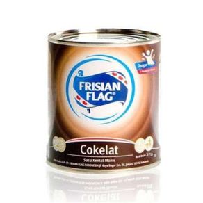Frisian Flag Bendera Coklat Susu Kental Manis [370 g/Kaleng]