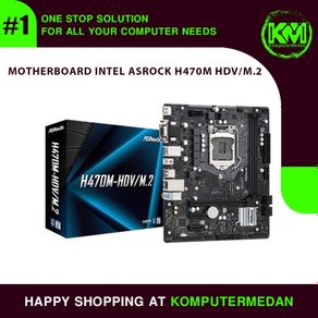 Motherboard Intel ASROCK H470M HDV/M.2 (Gen 10)
