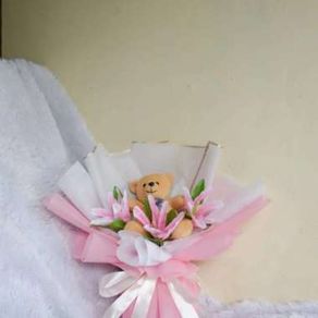 bouquet bunga boneka buket