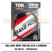 Selang Rem / Brake Lines TDR Black Carbon 35 Inch / 90 CM UNIVERSAL