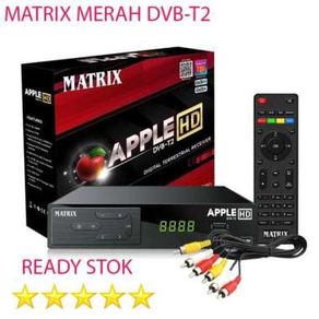 Limited Set Top Box Matrix Dvb T-2 Stb Set Top Box Merah Tv Digital Eksklusif