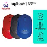 Logitech Mouse Wireless M331 Silent Plus Quiet Nano Reciver